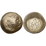 Eastern Europe, Imitating Philip II. Silver "Tetradrachm" (7.08 g), 2nd-1st centuries BC. MS