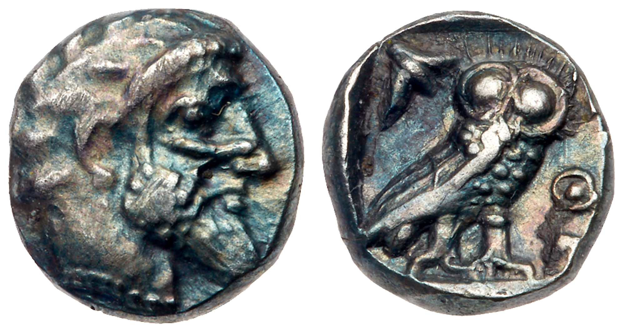 Philistia, Gaza(?). Silver Obol (0.84 g), 5th century-333 BC. EF