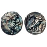 Philistia, Gaza(?). Silver Obol (0.84 g), 5th century-333 BC. EF