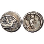 Phoenicia, Tyre. ‘Uzzimilk. Silver 1/2 Shekel (8.59 g), ca. 347-332 BC. VF