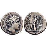 Seleukid Kingdom. Alexander I Balas. Silver Drachm (4.03 g), 152/1-145 BC. VF