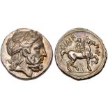 Macedonian Kingdom. Philip II. Silver Tetradrachm (14.33 g), 359-336 BC. MS