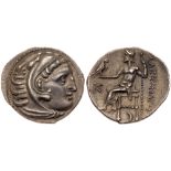 Macedonian Kingdom. Alexander III 'the Great'. Silver Drachm (3.99 g), 336-323 BC. EF