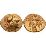 Macedonian Kingdom. Alexander III 'the Great'. Gold Stater (8.44 g), 336-323 BC. EF