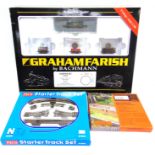 [N GAUGE]. A MISCELLANEOUS COLLECTION comprising a Graham Farish No.370-025 Starter Set, boxed; Peco