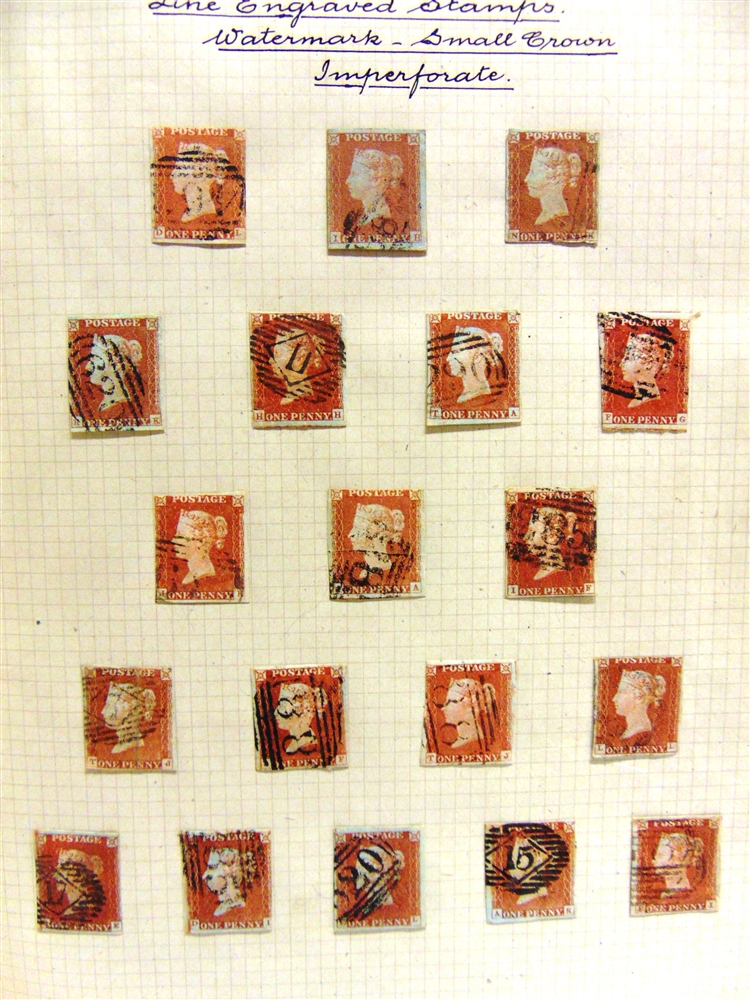 STAMPS - A GREAT BRITAIN COLLECTION including a QV 1d. black, CF, three margins (narrow left upper), - Image 2 of 7