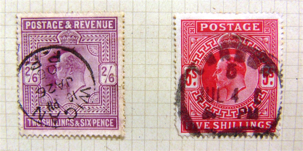 STAMPS - A GREAT BRITAIN COLLECTION including a QV 1d. black, CF, three margins (narrow left upper), - Image 6 of 7