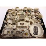 CRESTED CHINA - ASSORTED Forty-five pieces, by Goss (36) and others, including a Willow Art model of