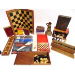 ASSORTED GAMES, PLAYING CARDS & OTHER COLLECTABLES including a Chinese lacquered box in the form