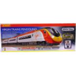 [OO GAUGE]. A HORNBY NO.R1076, VIRGIN TRAINS PENDOLINO TRAIN SET comprising a power car, dummy power