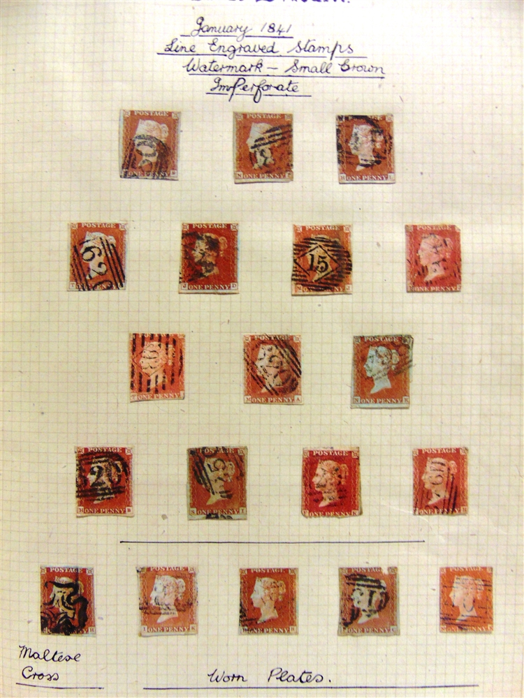 STAMPS - A GREAT BRITAIN COLLECTION including a QV 1d. black, CF, three margins (narrow left upper), - Image 3 of 7