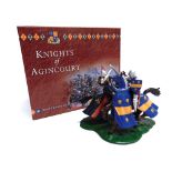 A BRITAINS NO.40240, KNIGHTS OF AGINCOURT, KNIGHTS DUELLING - MOUNTED Earl of Suffolk v. Duc de
