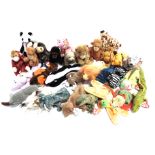 TWENTY-NINE TY BEANIE WILD ANIMAL & OTHER SOFT TOYS