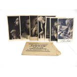 POSTCARDS - THEATRICAL Seven black and white real photographic portraits of Oberammergau interest,