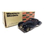 [WHITE METAL]. A 1/43 SCALE WESTERN MODELS NO.WMS21, 1938 TALBOT LAGO 'FIGONI & FALASCHI' blue, mint