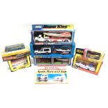 ASSORTED DIECAST MODEL VEHICLES comprising a Matchbox Super Kings No.K-104, Rancho Rescue Set; Dinky