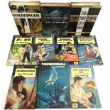 [BOOKS]. JAMES BOND Ten works, comprising four book club hardbacks, each with dustjacket, and six