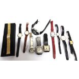 A COLLECTION OF WRIST WATCHES including gentleman's watches by Sekonda, Accurist, Rotary and