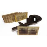 FORTY-FIVE STEREOSCOPIC VIEW CARDS including a view of Cork Harbour, Ireland; and views of North