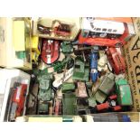 ASSORTED DIECAST MODEL VEHICLES circa 1950s and later, by Dinky and others, variable condition, most