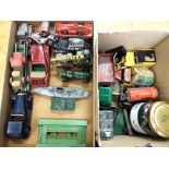 ASSORTED DIECAST & OTHER MODEL VEHICLES circa 1940s-60s, including a Scalex M.G. TF, variable