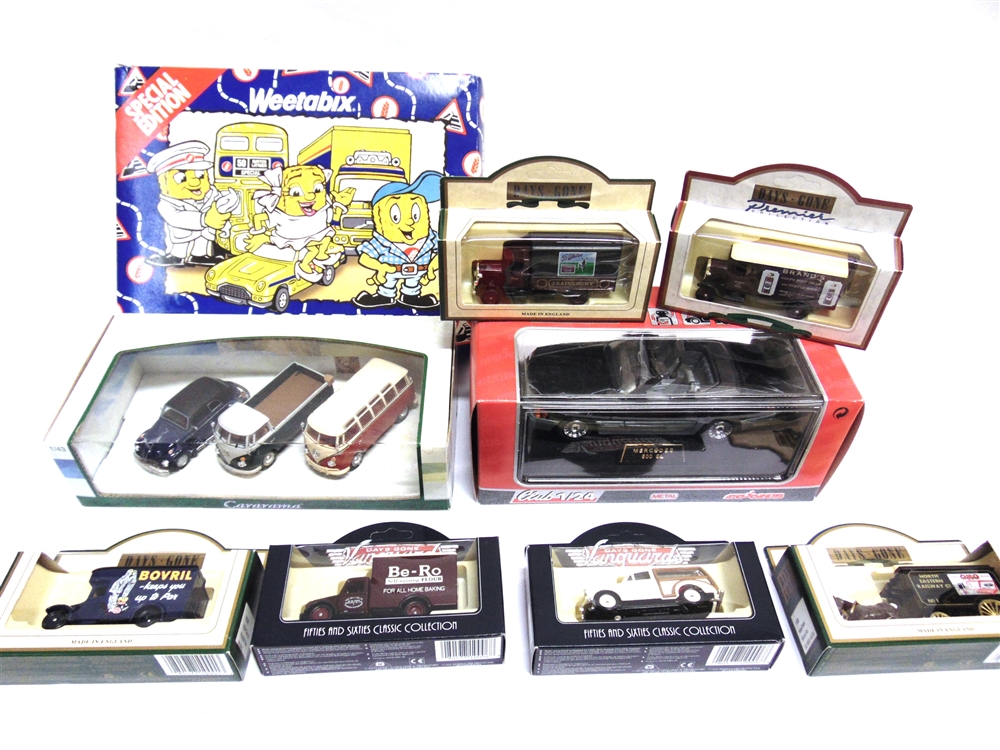 ASSORTED DIECAST MODEL VEHICLES by Matchbox, Corgi, Lledo and others, most mint or near mint and