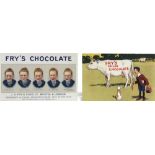 POSTCARDS - ADVERTISING Eleven cards of Fry's (4), Cadbury's (6) and Nestle's (1) interest, variable