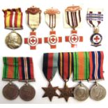 A SECOND WORLD WAR GROUP OF FOUR MEDALS comprising a 1939-45 Star, Burma Star, Defence Medal and War