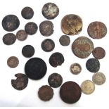 ASSORTED COINS including Great Britain Elizabeth I and other hammered silver.