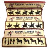THREE BRITAINS REGIMENTS OF ALL NATIONS SETS comprising a No.182, 11th Hussars (Prince Albert's