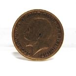 GREAT BRITAIN - GEORGE V, HALF SOVEREIGN, 1915