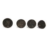 GREAT BRITAIN - ASSORTED comprising a Commonwealth (1649-60) halfgroat; Charles II threepence, 1681;