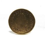 GREAT BRITAIN - GEORGE III, THIRD GUINEA, 1800 first type reverse.