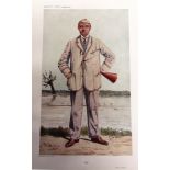 VANITY FAIR - CARICATURE SUPPLEMENTS Bill (R.H. Forster); The Champion of 1885; Prince Henry of