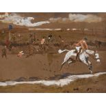 LIONEL EDWARDS Point-to-point scene, print