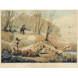 AFTER ALKEN Engraved by Pollard, Woodcock Shooting & Pheasant Shooting, a pair, published by I.W,