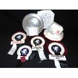 CRICKET- SOMERSET COUNTY CRICKET CLUB A limited edition pewter plate, 1979 'Gillette Cup Winners &