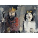 ADRIAN ROSA (SPANISH, 20TH CENTURY) Ferdinand & Isabella, oil on canvas, signed and dated '[19]68'