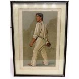 VANITY FAIR - CRICKETERS Sammy, Aug 6 1892; Reggie, (M-.R.H. Spooner); Tom (T. Hayward); Ranji,