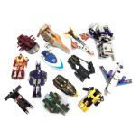 ASSORTED TRANSFORMERS & OTHER TOYS all unboxed or uncarded.