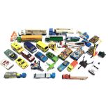 ASSORTED DIECAST, TINPLATE & PLASTIC MODEL VEHICLES circa late 1970s-80s, by Matchbox, Corgi and