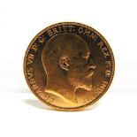 GREAT BRITAIN - EDWARD VII (1901-1910), SOVEREIGN, 1906 Perth mint (P).