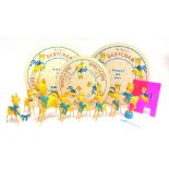 BREWERIANA - A BABYCHAM COLLECTION comprising eight assorted plastic deer figurines; a cocktail