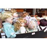 THIRTEEN ASSORTED COLLECTOR'S DOLLS comprising a Hamilton Collection 'Amanda', by Connie Walser