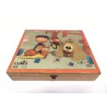 A MAGIC ROUNDABOUT PAPERED PICTURE BLOCK PUZZLE made in France, circa 1960s, complete with five