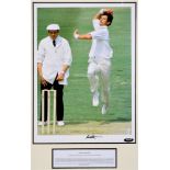 CRICKET - AUTOGRAPH, SIR RICHARD HADLEE, M.B.E. (B.1951) A colour portrait photograph, showing the