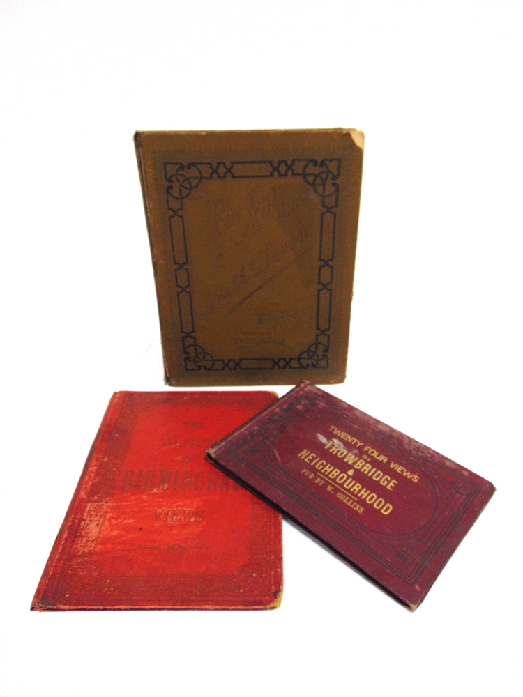 THREE SOUVENIR VIEW BOOKS comprising Collins's Views of Trowbridge and its Neighbourhood, Collins,
