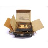 MILITARIA - A SECOND WORLD WAR ISSUE CIVILIAN RESPIRATOR OR GAS MASK dated 1937, in original case.