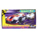 A SCALEXTRIC TVR CHALLENGE X3 SET boxed; together with a quantity of additional track.