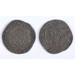 GREAT BRITAIN - COMMONWEALTH (1649-1660), SHILLING, 1653 mint mark sun.